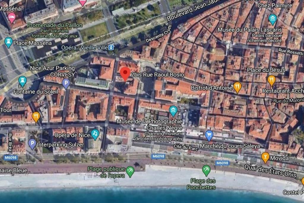 #9 Opera'S Duplex Panoramic Sea View Terrace & Ac 1Min To Beach Nice Exteriér fotografie