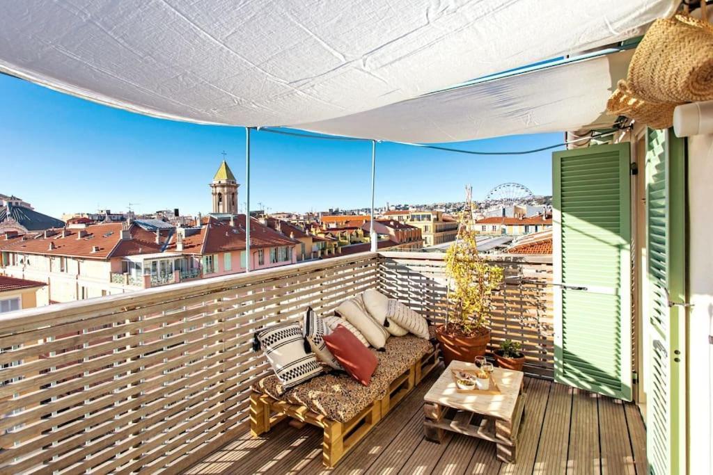#9 Opera'S Duplex Panoramic Sea View Terrace & Ac 1Min To Beach Nice Exteriér fotografie