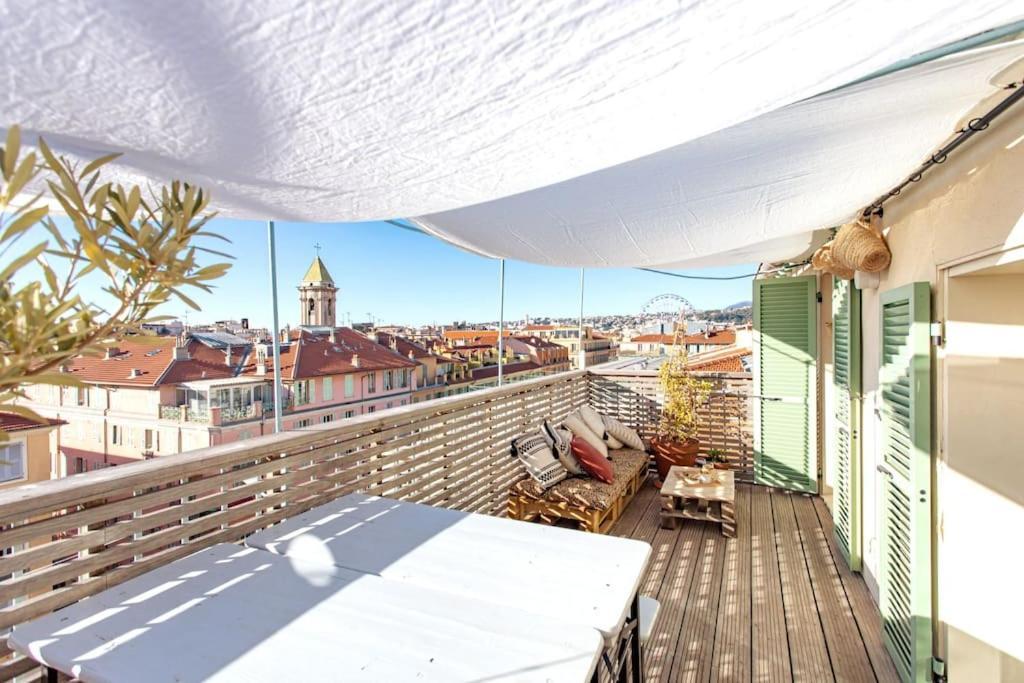 #9 Opera'S Duplex Panoramic Sea View Terrace & Ac 1Min To Beach Nice Exteriér fotografie