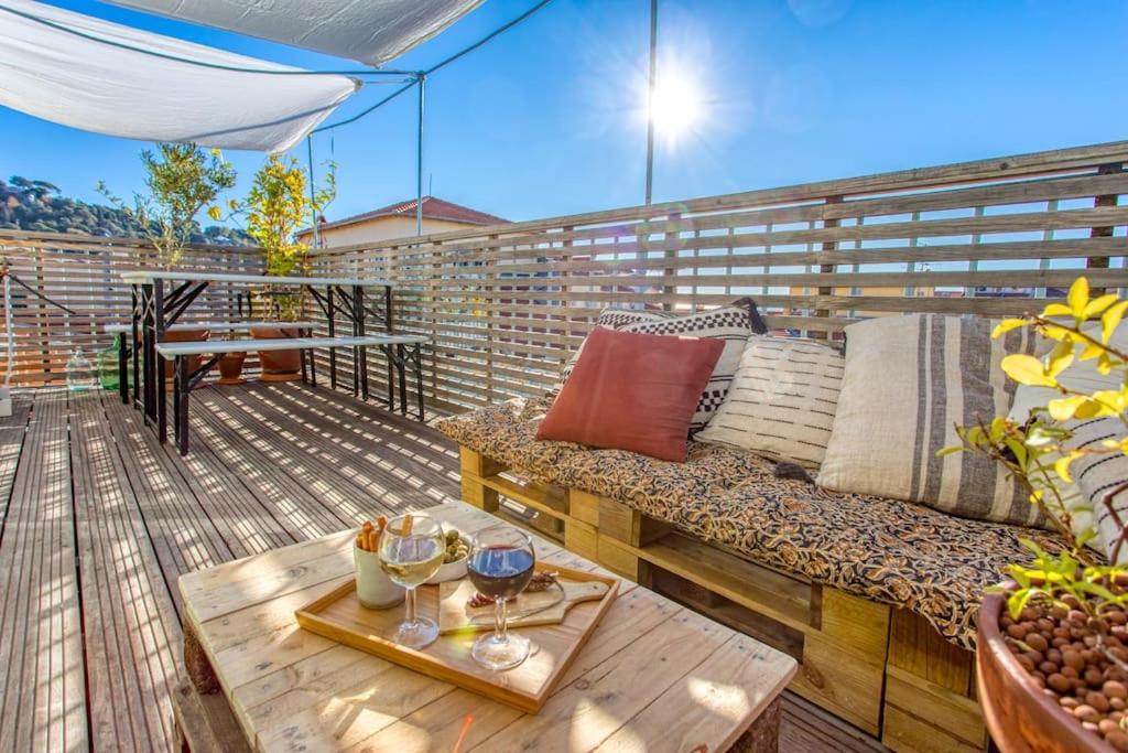 #9 Opera'S Duplex Panoramic Sea View Terrace & Ac 1Min To Beach Nice Exteriér fotografie